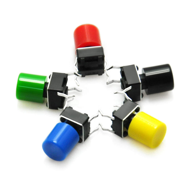 Gikfun 50Pcs 6x6x9mm Tact Tactile Push Button Momentary