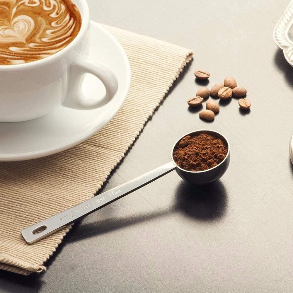Stainless Steel 1 Tablespoon Measuring Coffee Scoop Spoon, Set of 3