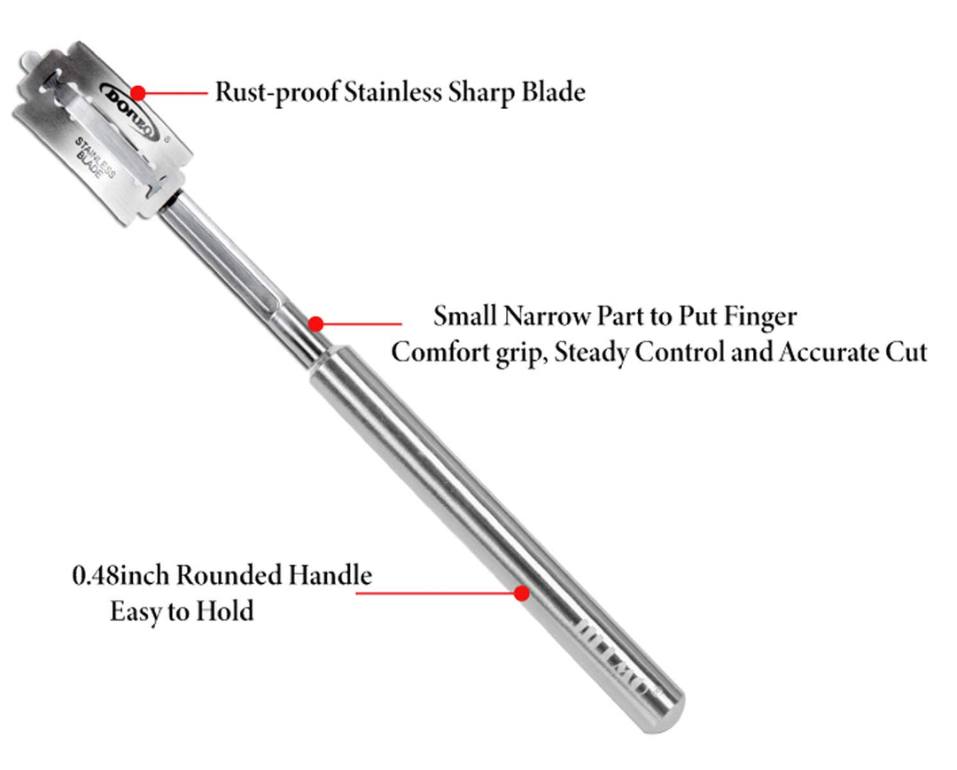 Bread Lame, Stainless Steel Bread Scoring Tool with 10 Blades