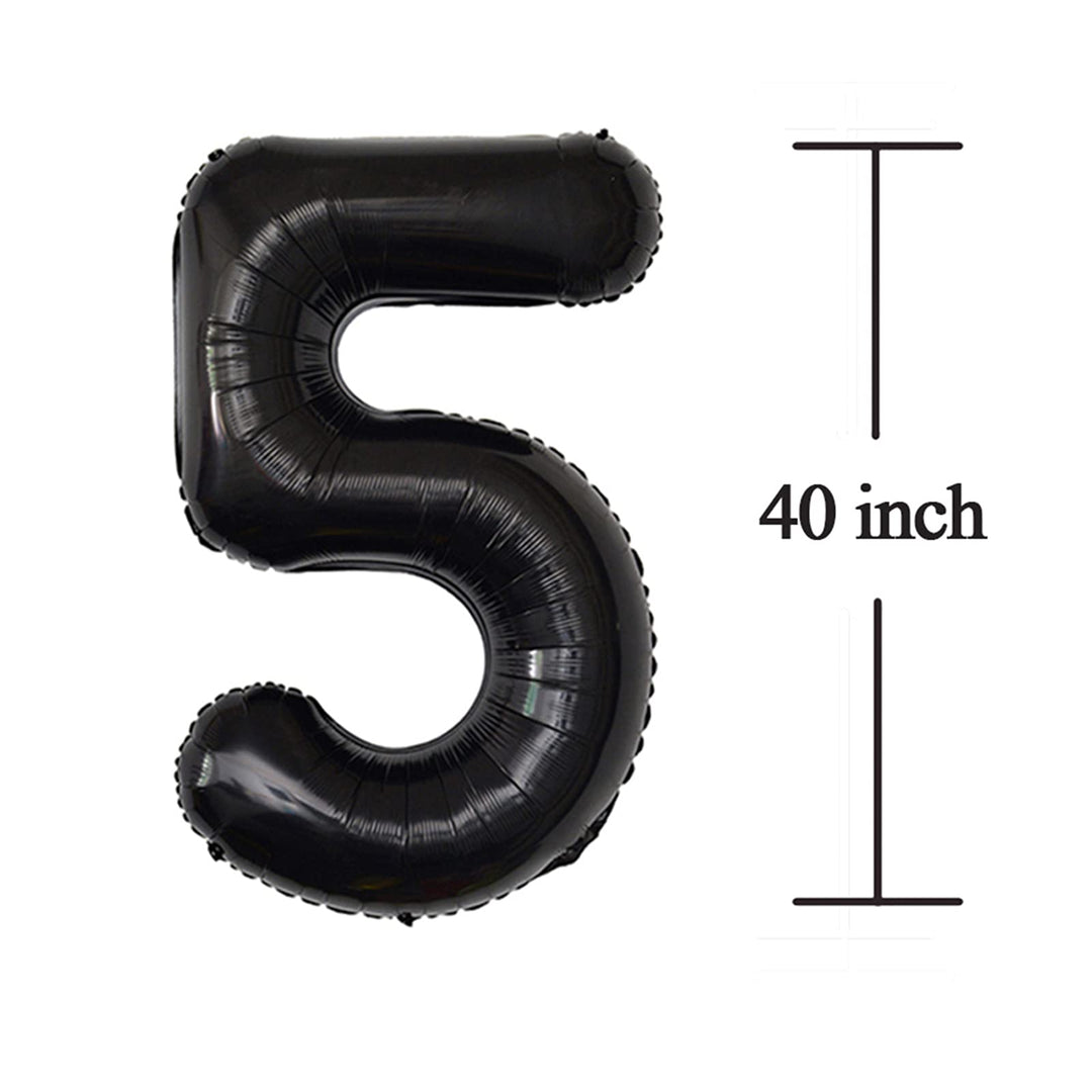 40 Inch Black 50 Number Foil Balloon 50th Birthday Party Supplies Anniversary Events Graduation Decorations