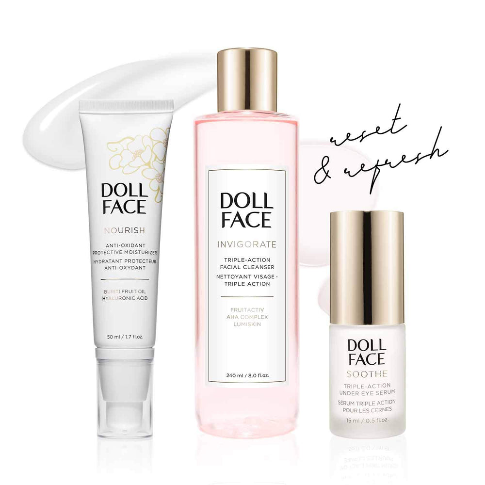 Doll Face Invigorate Triple-Action Facial Cleanser 240m