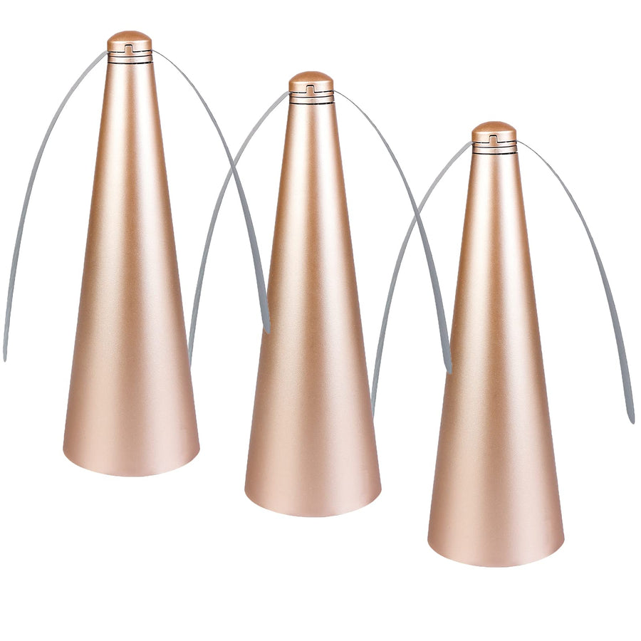 3 PCS Fly Fan for Table Picnic Gold Fly Fan Outdoor Food Fruit Fans for Indoor Outside Meal Table Fly Fan for Restaurant Home Party