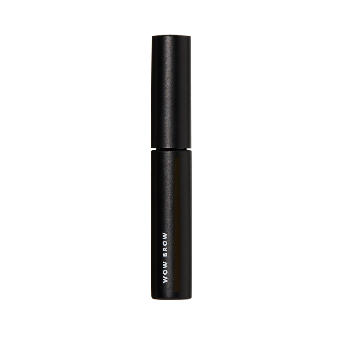 e.l.f, Wow Brow Gel, Volumizing, Buildable, Wax-Gel Hybrid, Creates Full, Voluminous-Looking Brows, Locks Brow Hairs In Place, Deep Brown, Fiber-Infused, 0.12 Oz