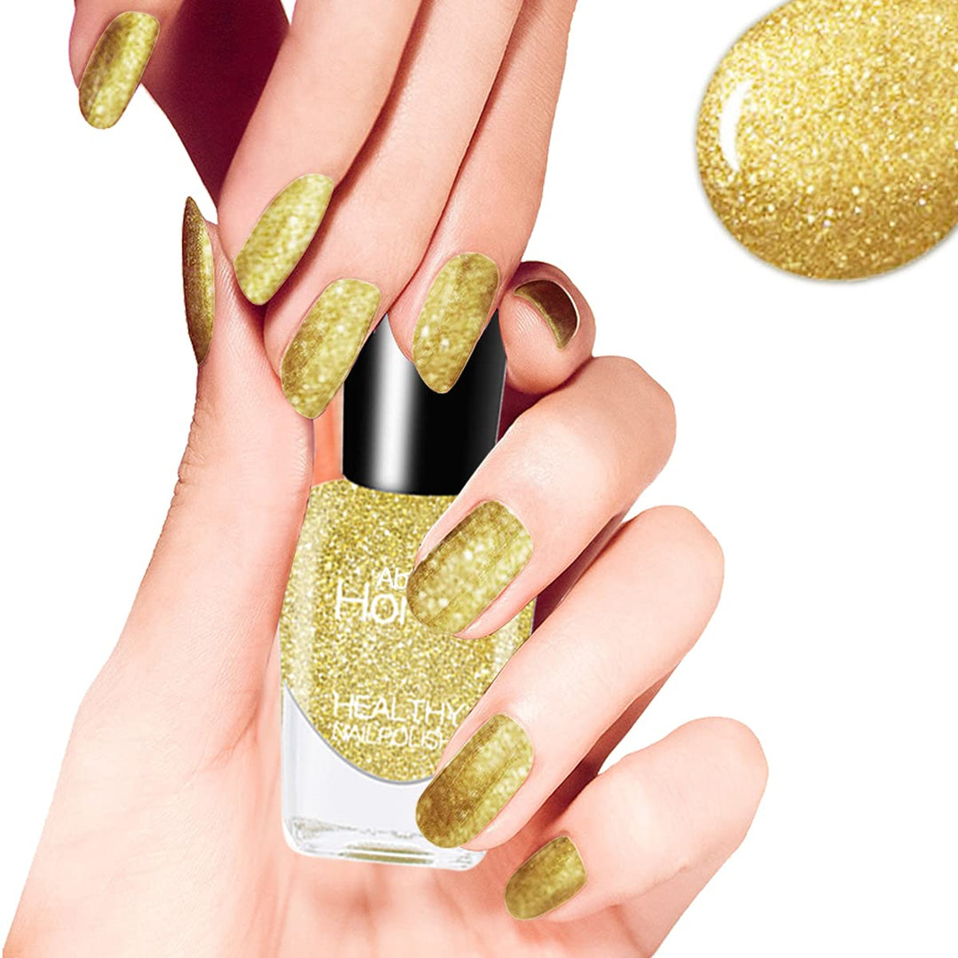 New Nail Polish Set (10 Bottles) - Non-Toxic Eco-Friendly Easy Peel Off &amp; Quick Dry Water Based Nail Polish: Style-1