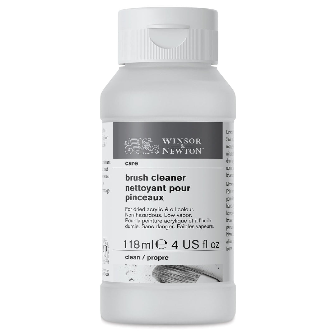 Winsor &amp; Newton Brush Cleaner &amp; Restorer, 4.0-oz Bottle