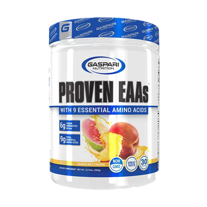 Proven EAAs, Vegan Fermented EAAs, Enhances Recovery &amp; Replenishes Electrolytes, Non GMO (30 Servings, Guava Nectarine)