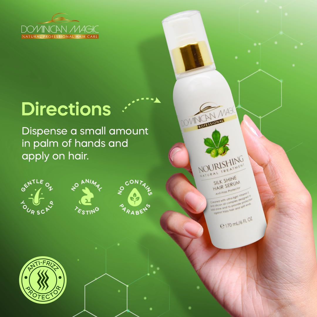 Dominican Magic Silk Shine Hair Serum, 6 Ounce