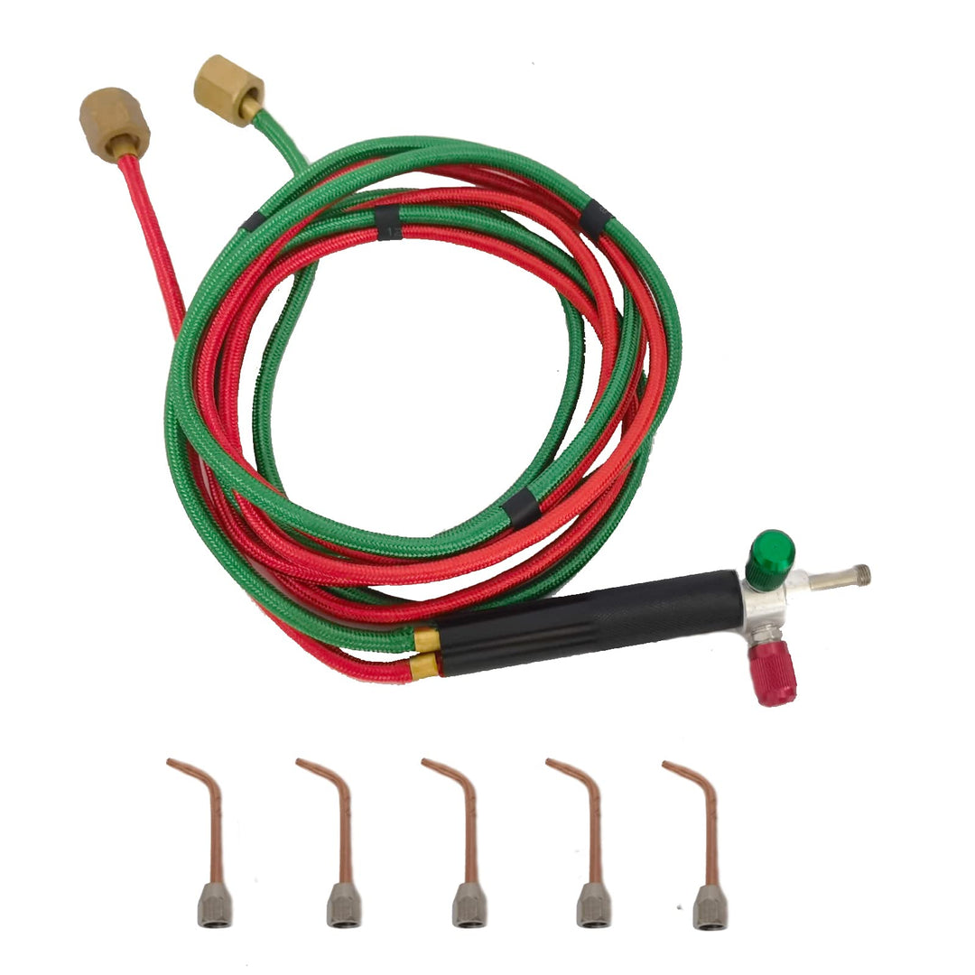 Jewelry Micro Mini Gas Small Torch Welding Soldering Gun with 5 Pcs Replaceable Tips, Jewelry Soldering Torches Soldering kit for Jewelry Repairing Torch