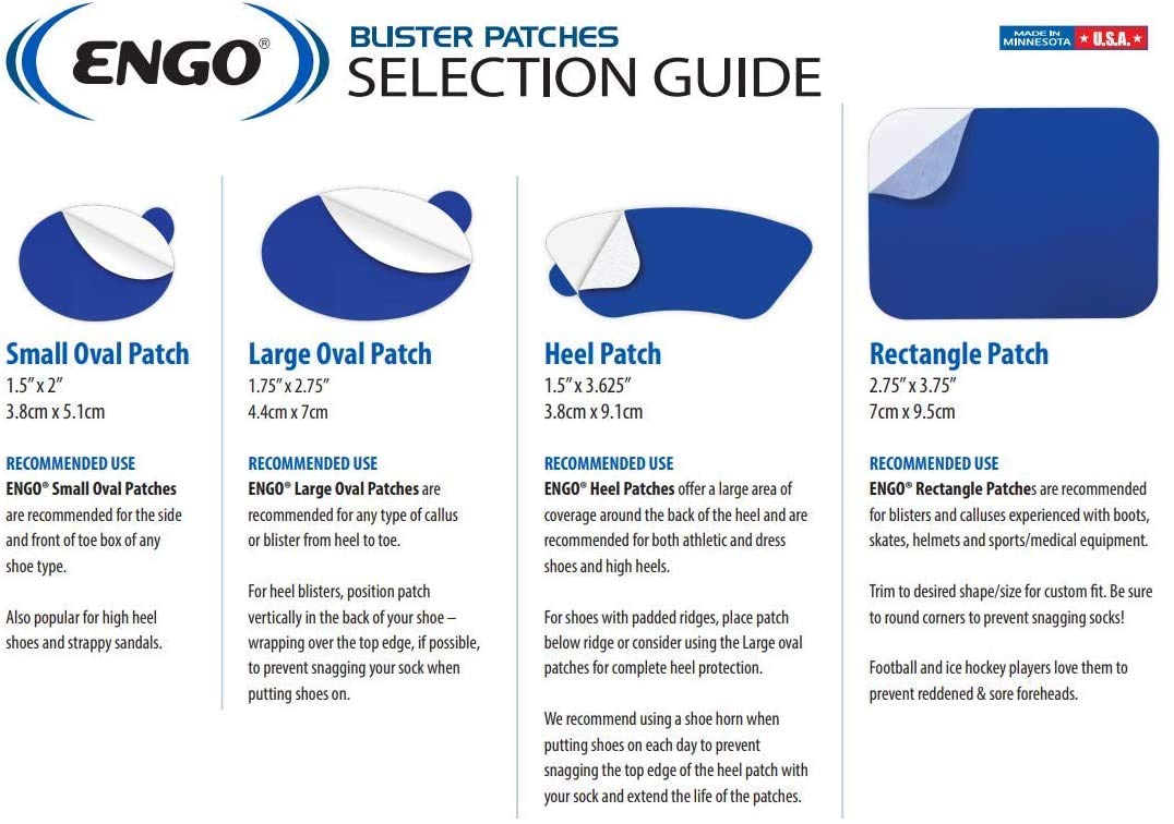 ENGO Heel Blister Prevention Patches (2 Patches)