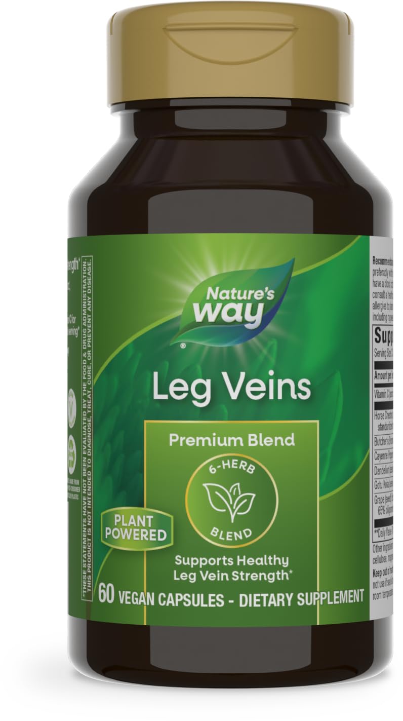 Nature&#39;s Way Leg Veins, Supports Healthy Leg Ve