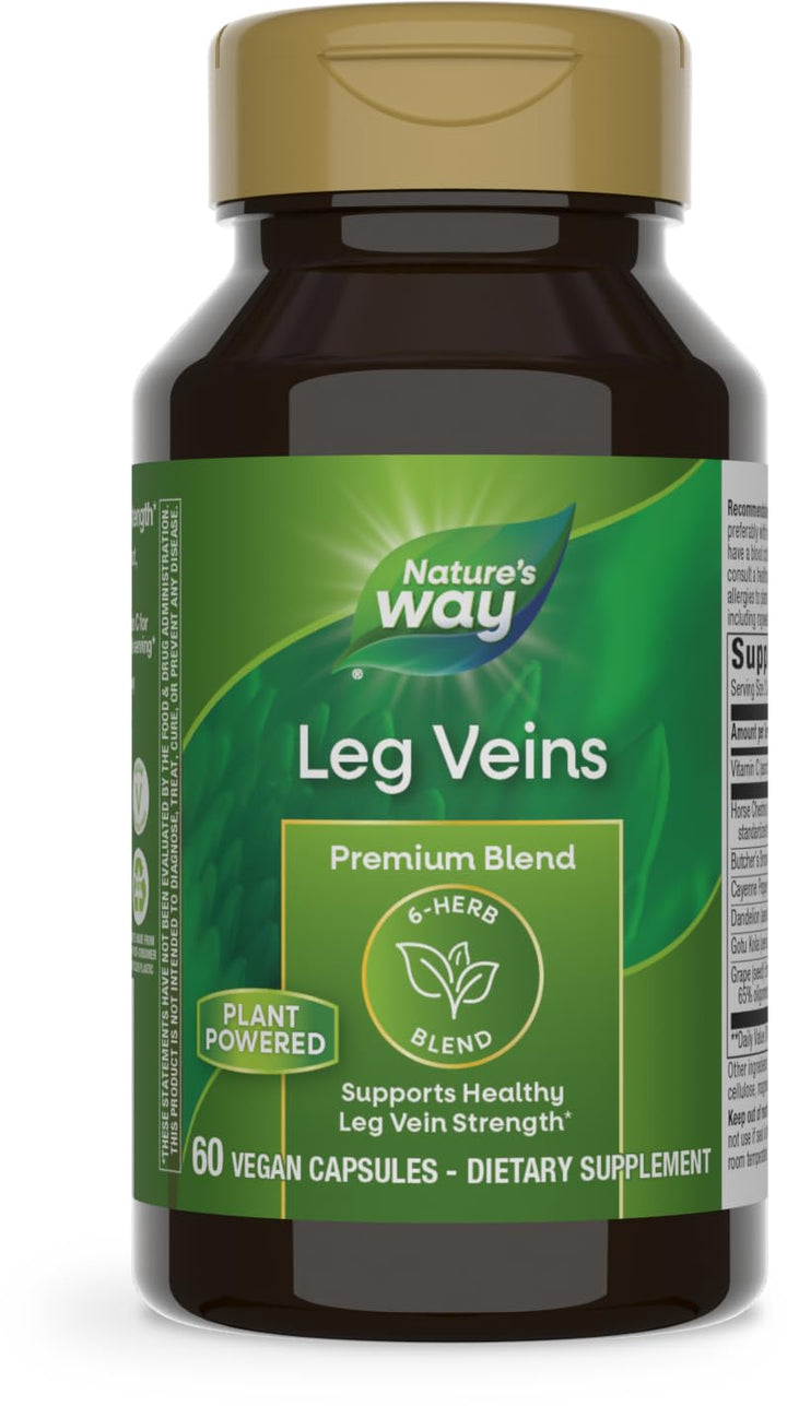 Nature&#39;s Way Leg Veins, Supports Healthy Leg Ve