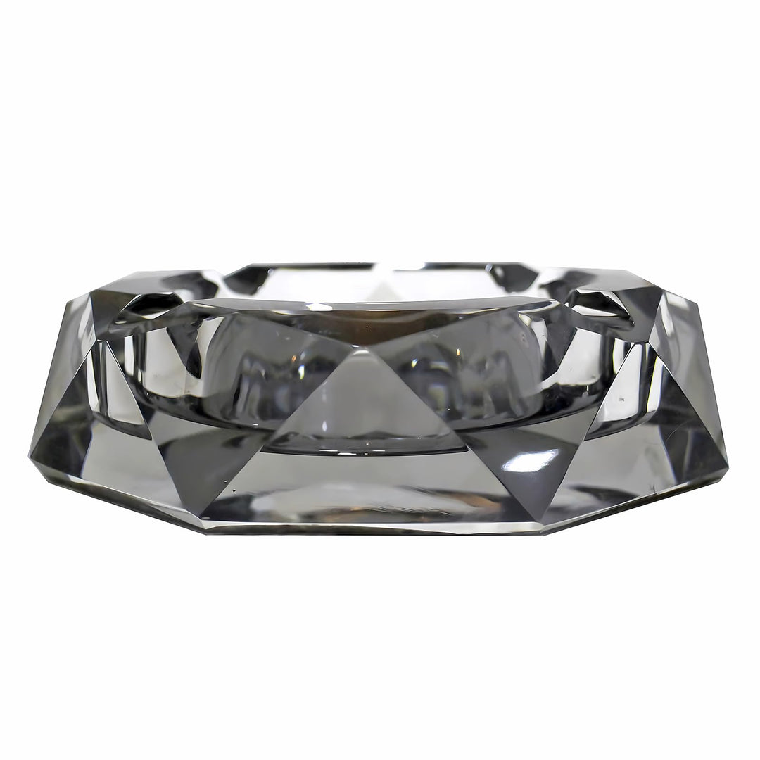 Vintage Ash Tray Small Glass Ashtray,Cool Ashtrays for Cigarettes Indoor, Ash Tray Glass Cigarette Holder 4.5