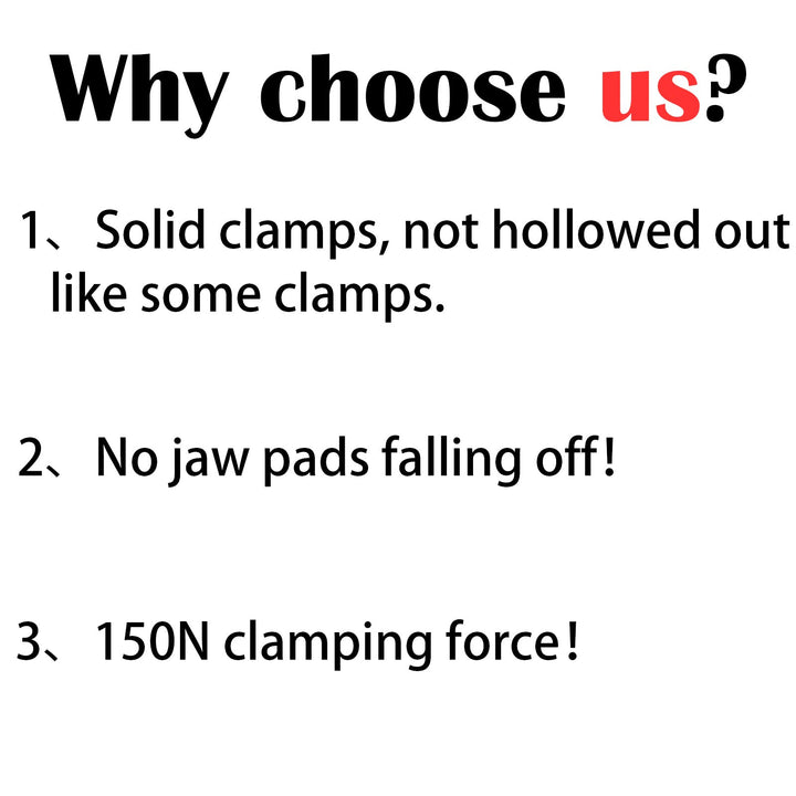 JUNGLE TOOLS Spring Clamps 9 inch,Powerful Clamping Force 9 inch spring clamps, Durable Large Spring Clamps (4, 9 inch)