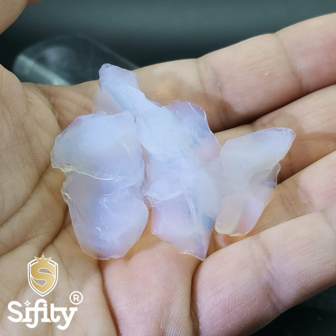30ml Silica Aerogel Blocks Particle Sample, Frozen Smoke Aerogel Cube for School Laboratory and Science, World Lightest Solid Matter