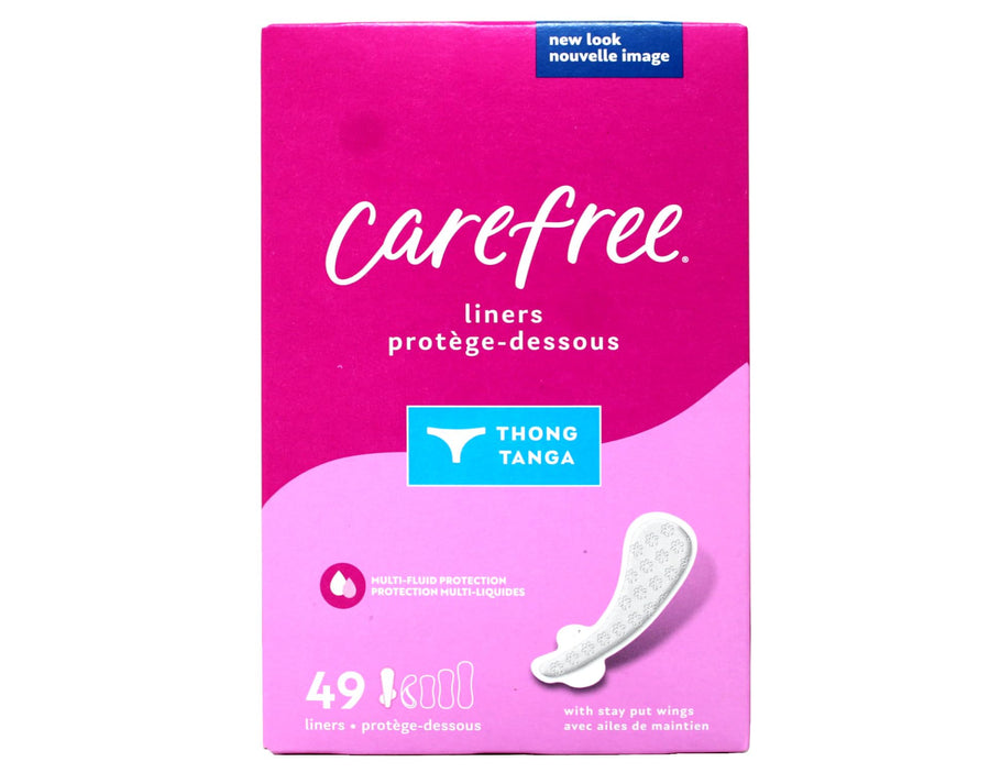 CAREFREE THONGS 49CT UNS#07001