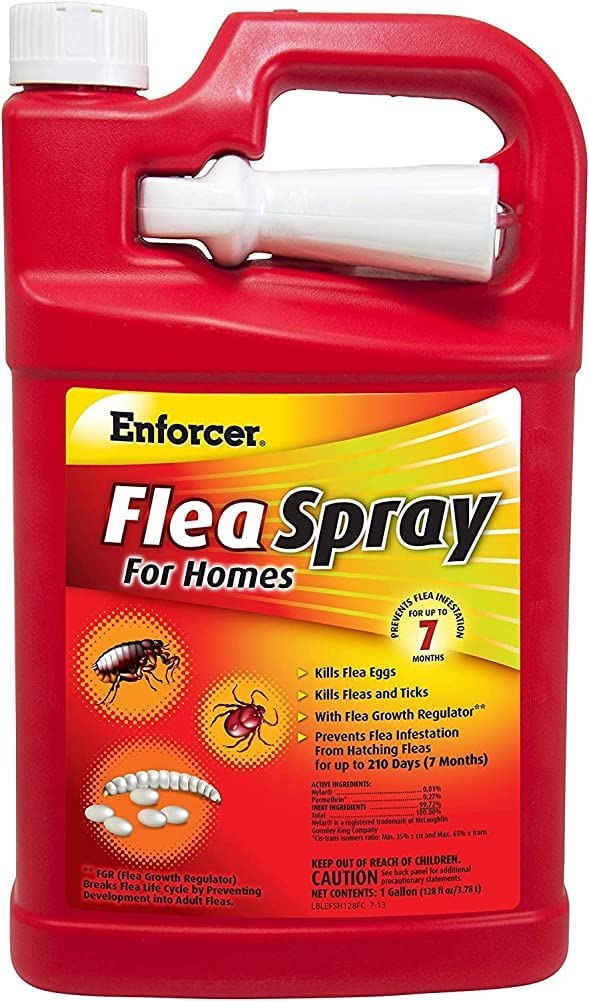 Flea Spray for Homes, 128-Ounce, Packaging May Vary