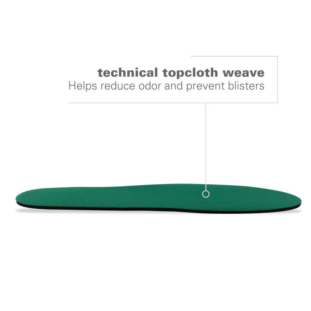 Rx Comfort Thin Lightweight Cushioning Orthotic Shoe Insole, Women's 9-10 / Men's 8-9