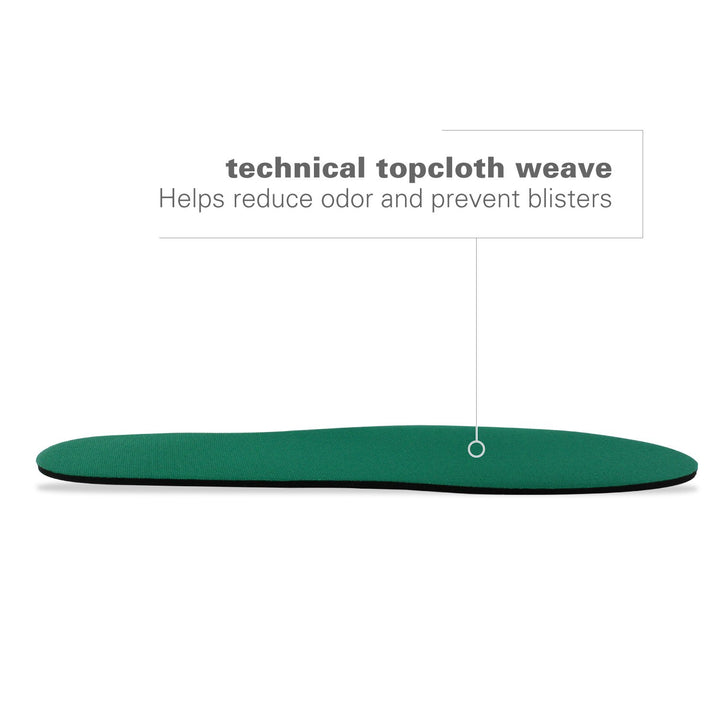 Rx Comfort Thin Lightweight Cushioning Orthotic Shoe Insole, Women&#39;s 9-10 / Men&#39;s 8-9