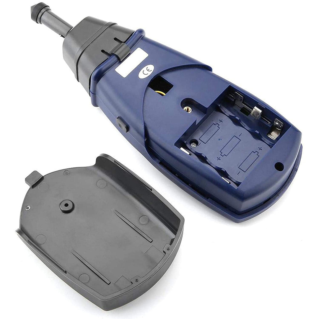 Digital Tachometer RPM Meter Handheld Tachometer Tool, Contact/Non-Contact Laser Photo Tachometer 5 Digits LCD Wireless Tachometer Gauge Speed Meter