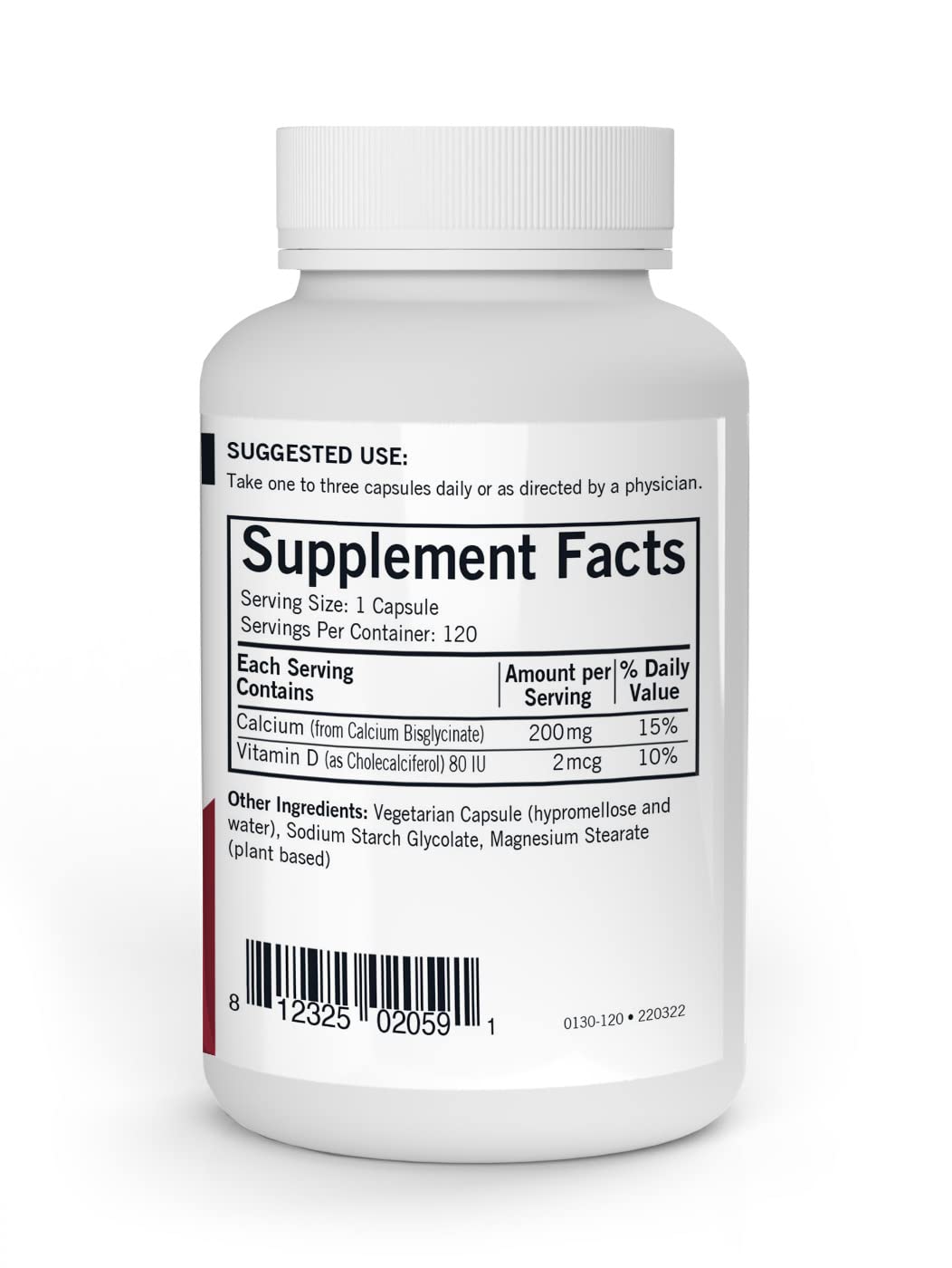 Kirkman&#39;s purest Calcium 200 mg - Hypoallergeni