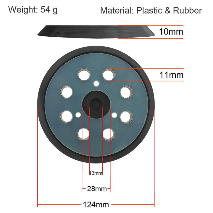 5-Inch Sander Backing Replacement Pad for D26451,D26453,DW421 DW423,Compatible with DeWalt Orbital Palm Sander DW4388