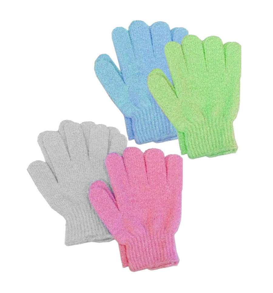 Exfoliating Bath Gloves (4 pairs)