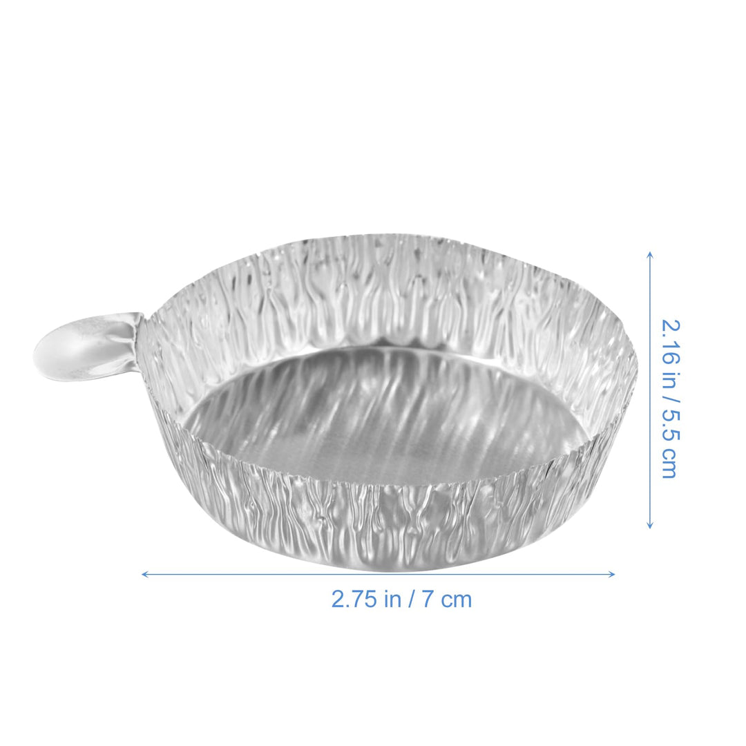 ULTECHNOVO Aluminum Weigh Boats, 100pcs Aluminum Foil c
