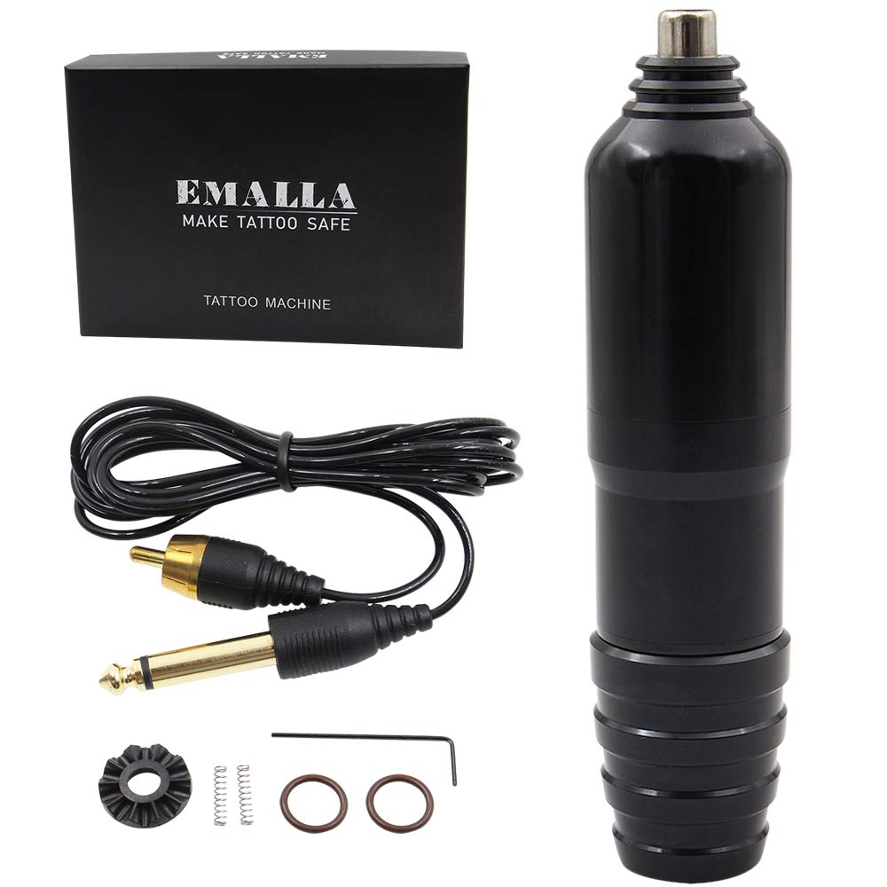 Rotary Tattoo Pen Machine - Rotary Tattoo Machine &amp; Permanent Makeup Pen Tattoo Gun with Cartridge Tattoo Pen rca Cord for Liner Shader Supply Cartridge Needles Tattoo Supplies