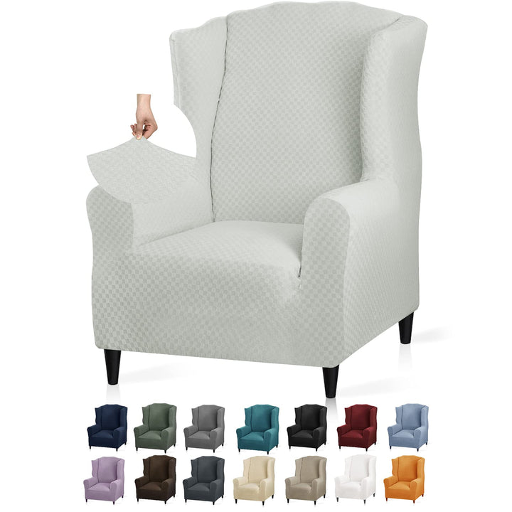 YEMYHOM 1 Piece Stretch Wingback Chair Slipcover Latest