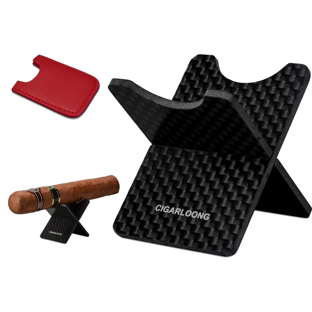 CIGARLOONG Cigar Stand Carbon Fiber Detachable Portable