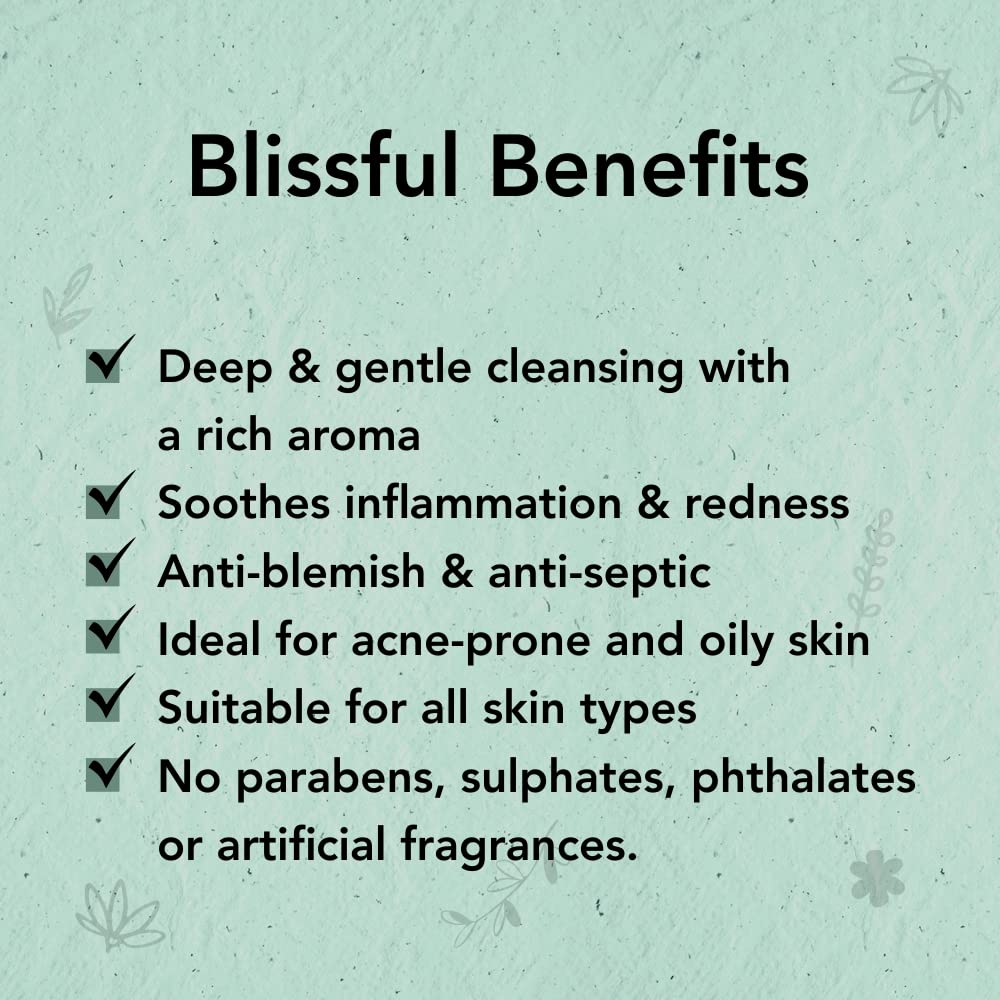 Handmade Artisanal Anti Blemish Bath Bar with Australian Tea Tree extract. 100g