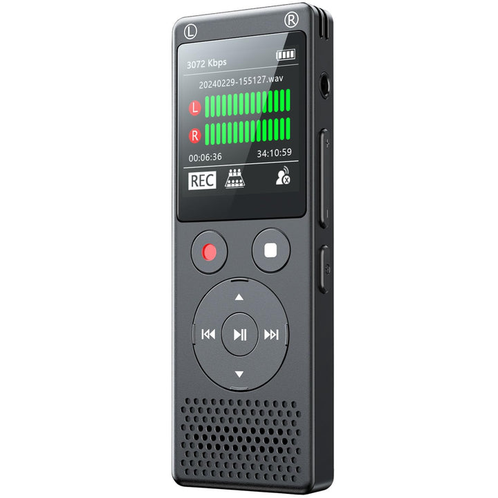 64GB Digital Voice Recorder, Voice Activated Recorder,Small Tape Recorder with Speaker, Voice Recorder for Lecture,Meetings,Class, Noise Reduction