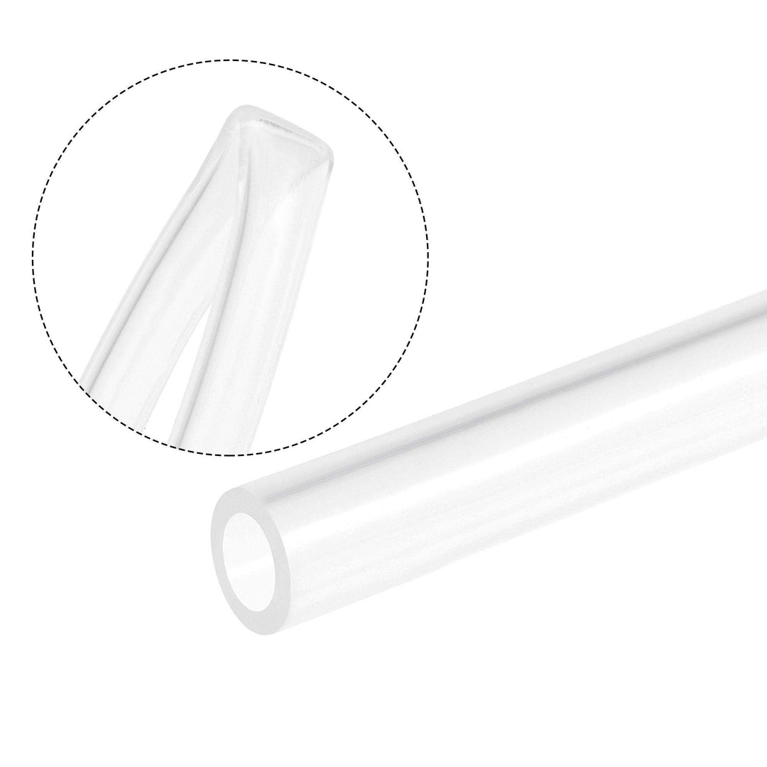 Clear Silicone Tubing, 9/32(7mm) ID 7/16(11mm) OD 8ft, Flexible Silicone Tube for Air Water Pipe Pump Transfer
