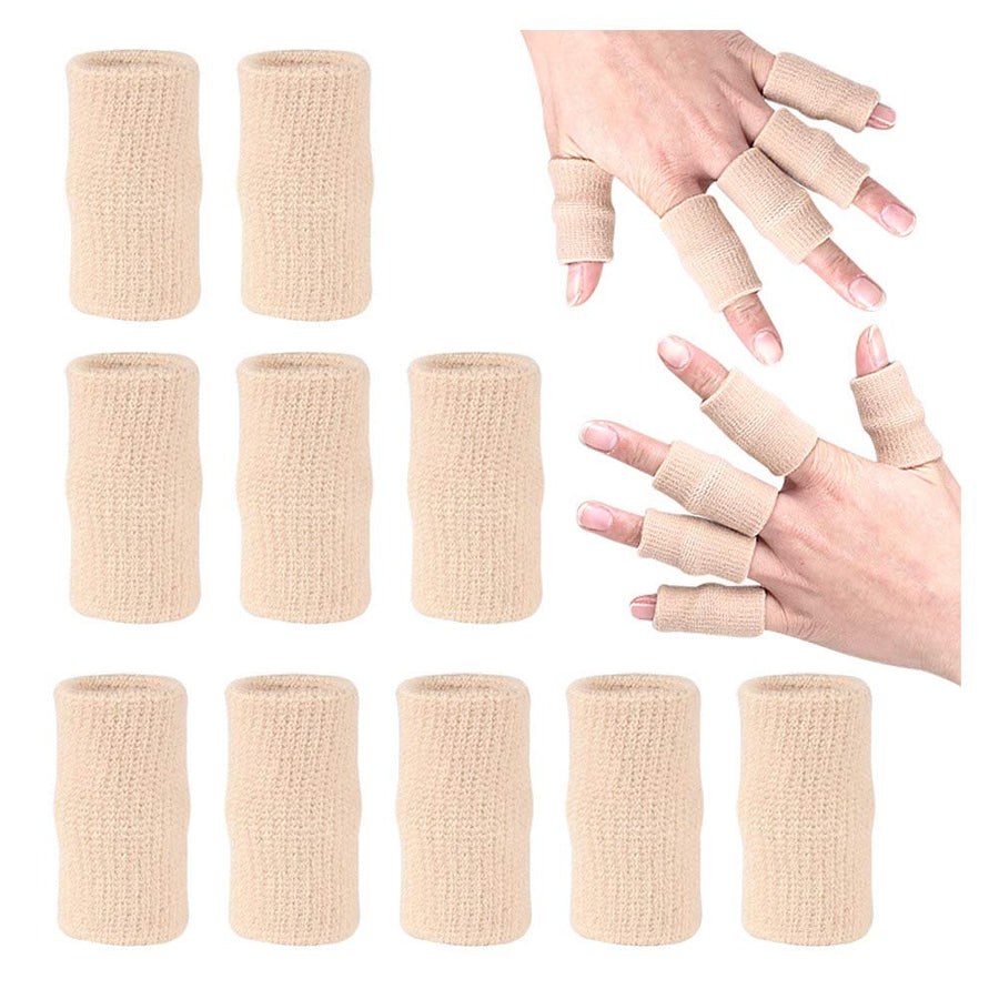 ZEPOHCK 10 Pcs Finger Sleeve Brace Split Protector for 