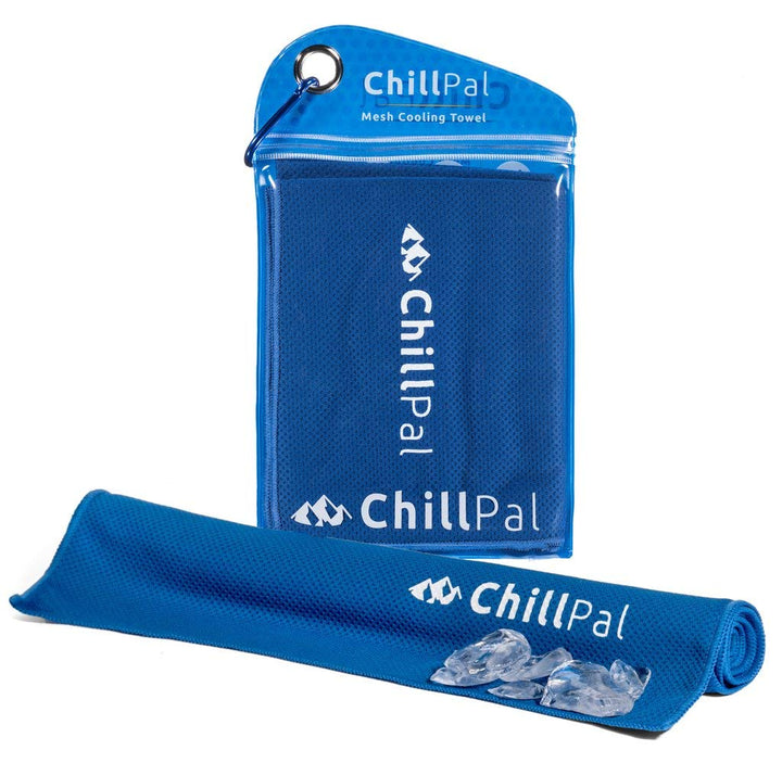 Mesh Cooling Towel (Blue, 12 x 40 inch)