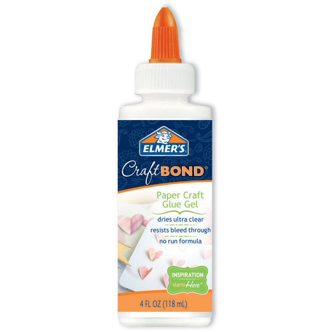 Elmer&#39;s, Clear E433 Bond Paper Craft Glue Gel, 4-Ounce, 4 oz