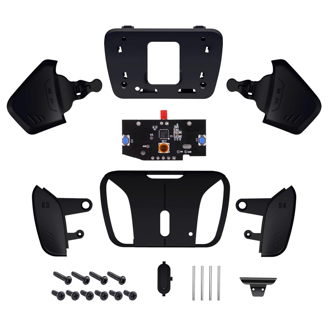 Turn RISE to RISE4 Kit – Redesigned Solid Black K1 K2 K3 K4 Back Buttons Housing &amp; Remap PCB Board for PS5 Controller RISE &amp; RISE4 Remap kit - Controller &amp; Other Accessories NOT Included