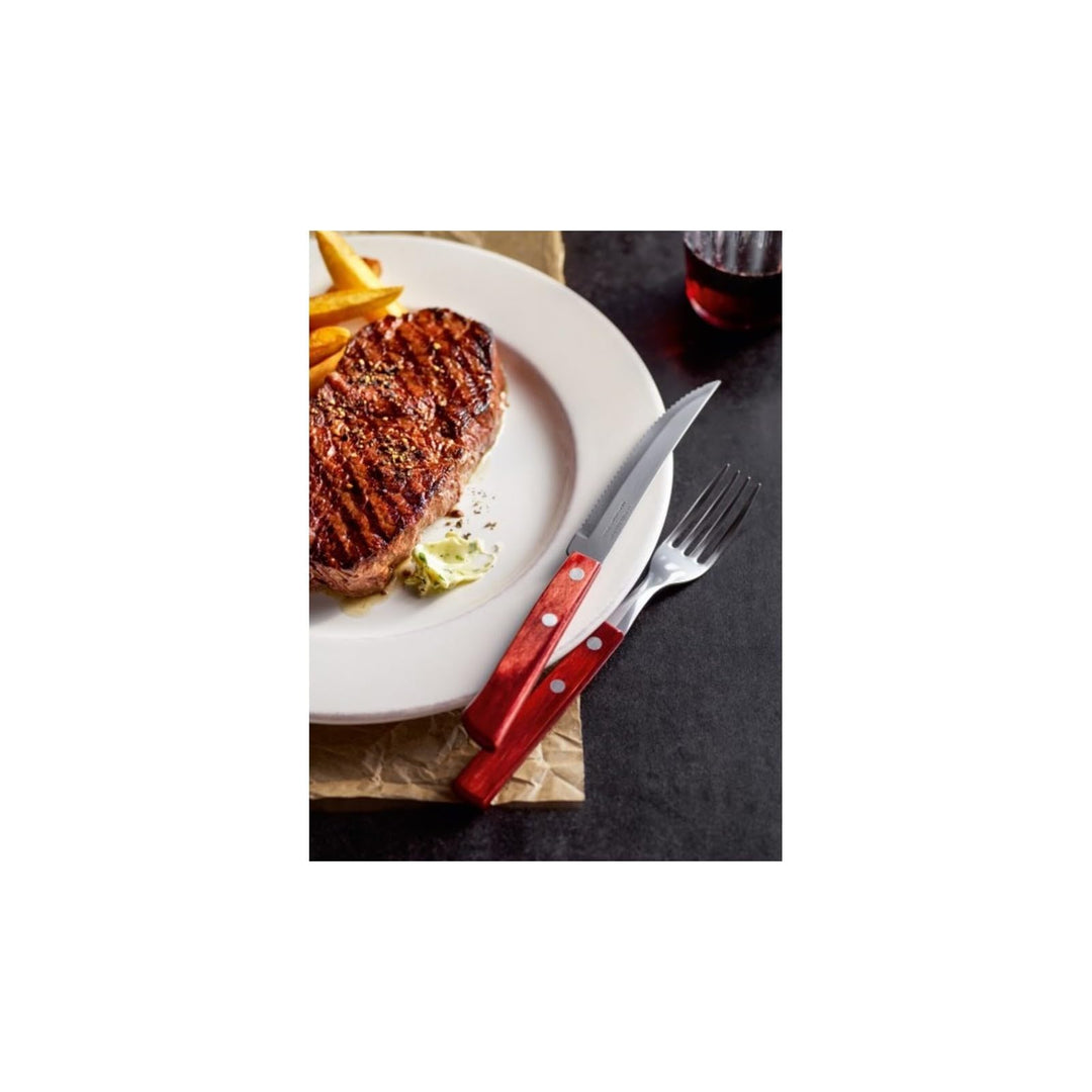 Knives Set, Stainless Steel, Red, 30 x 30 x 30 cm