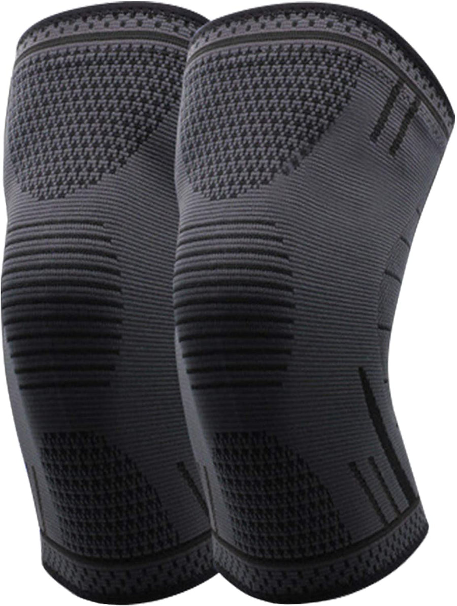 Knee Brace Compression Sleeve,Best Knee Brace Support for Men & Women,1 Pair FDA Registered Wraps Pads for Arthritis,Running, Pain Relief, Injury Recovery, Basketball and More Sports (X-Large, Black)