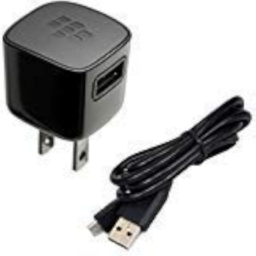 OEM Home Charger USB Adapter for Z10,Q10,Z30,Passport,Classic,Tour 9630,Torch 9810,Curve 3G 9330,Samsung,Black