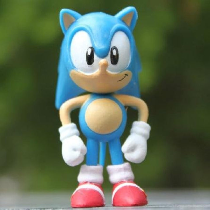 Sonic Multi Pack 2 Action Figure (6 Classic Figures - Knuckles, Sonic, Super Sonic, Amy, Metal Sonic and Tails) TRU Exclusive