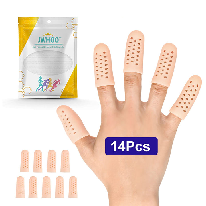 Gel Finger Cots, Finger Protectors with Hole, Breathabl
