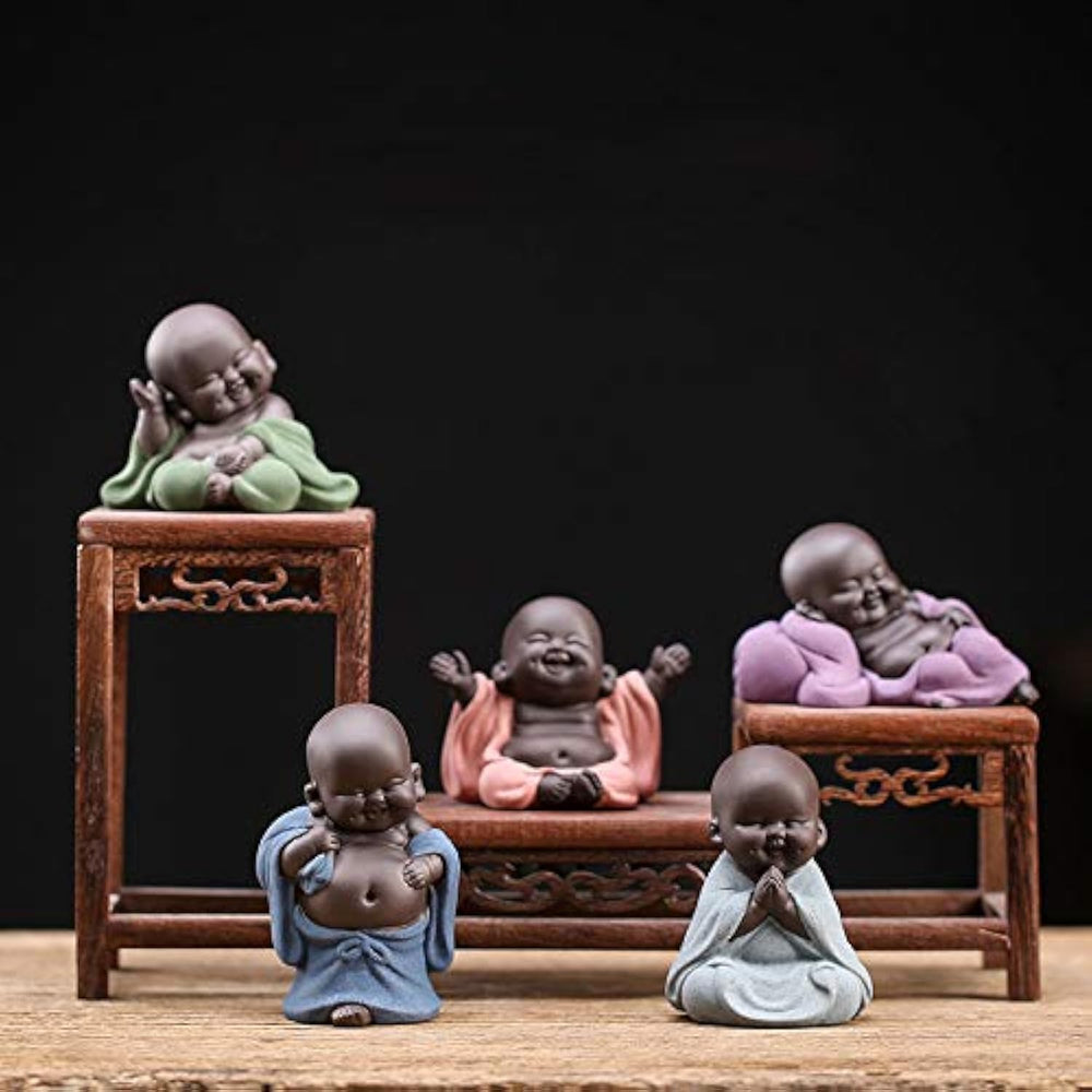 Kingzhuo A Collection of Cutie 5 Smiling Buddha Laughin