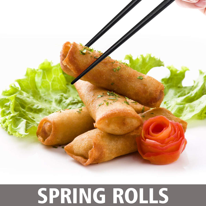 GLAMFIELDS 10-Pairs Fiberglass Chopsticks - sushi Reusa