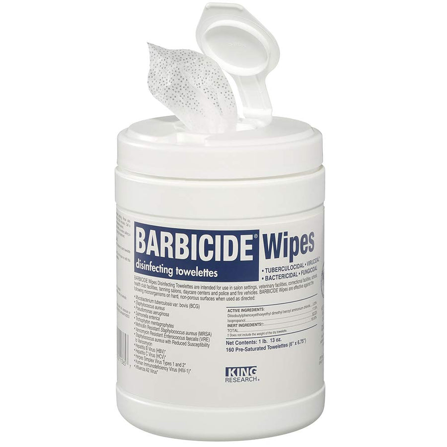 Barbicide Wipes, 160 Count