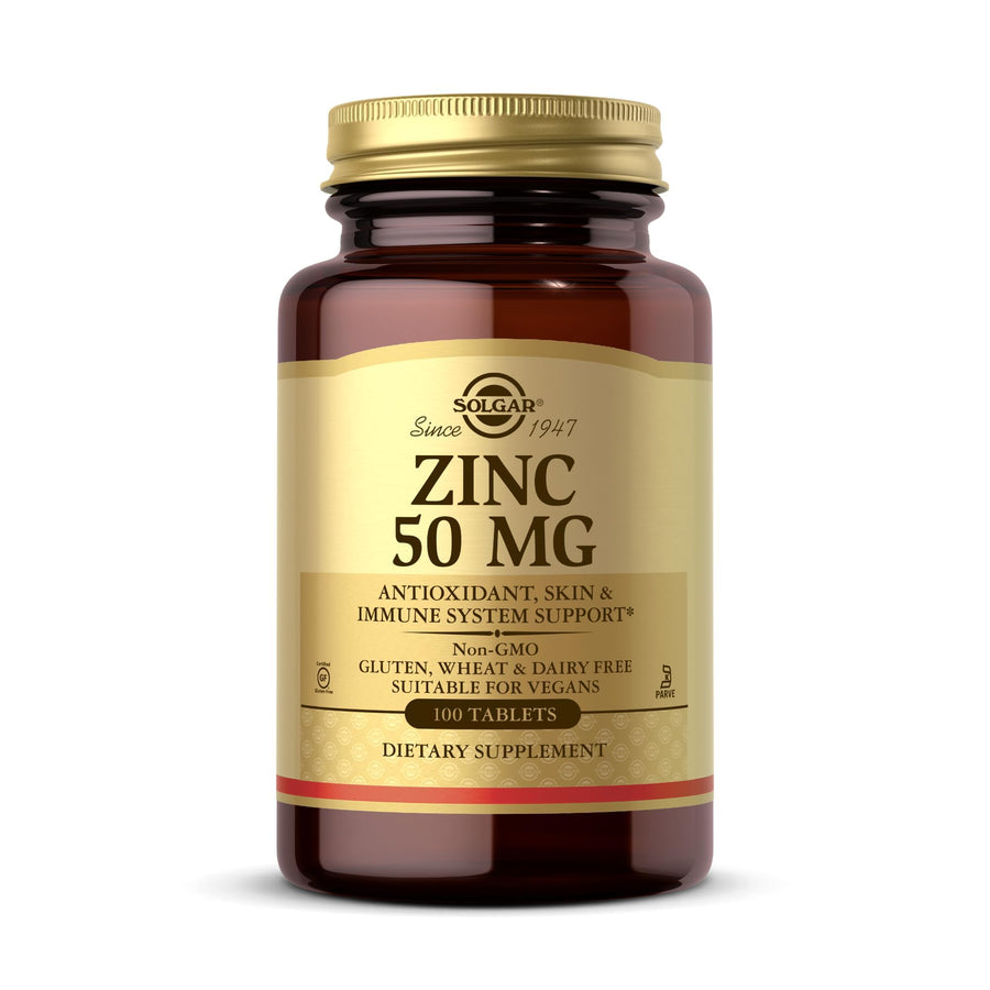 Solgar, Zinc 50 Mg, 100 Tablets