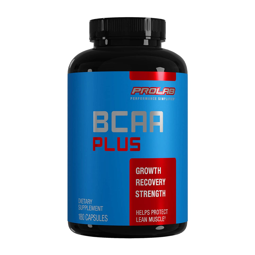 PROLAB BCAA PLUS, Branched Chain Amino Acid Capsules, 1
