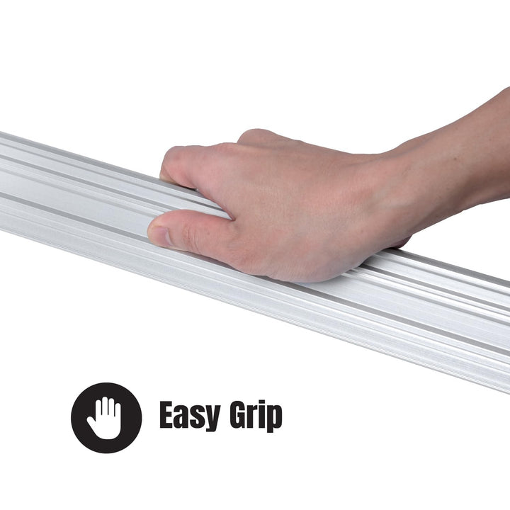 24 Inch Aluminum Straight Edge, Straight to within .001 Over 24 Length Machined Flat and Smooth Reference Edge, Precision Woodworking Tools for Table Saw, Jointers, and Planers (51025)