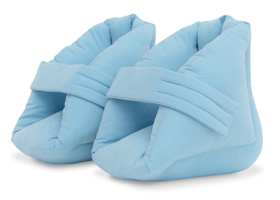 NYOrtho Heel Protectors Cushion Pillows - 1 Pair of Ultra Quilted Thick Soft Antimicrobial Washable