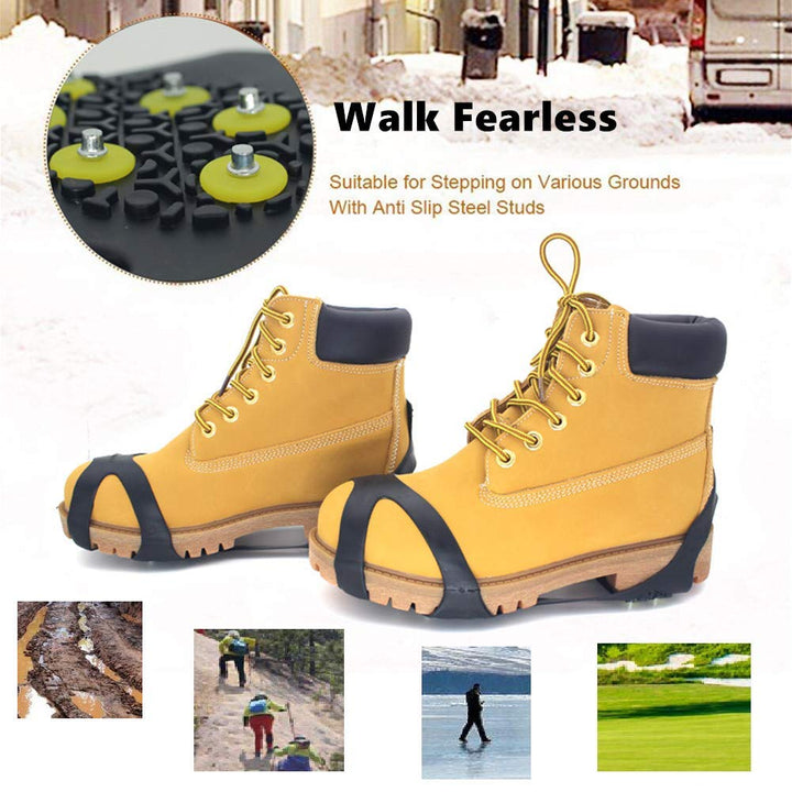 Aerexier Ice Cleats Snow Grips - Anti-Slip Crampons Tra